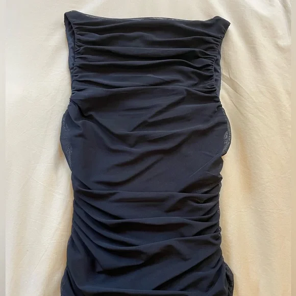 SIGNIFICANT OTHER, Saria ruched knit-jersey midi dress, US 2 - Picture 3 of 8